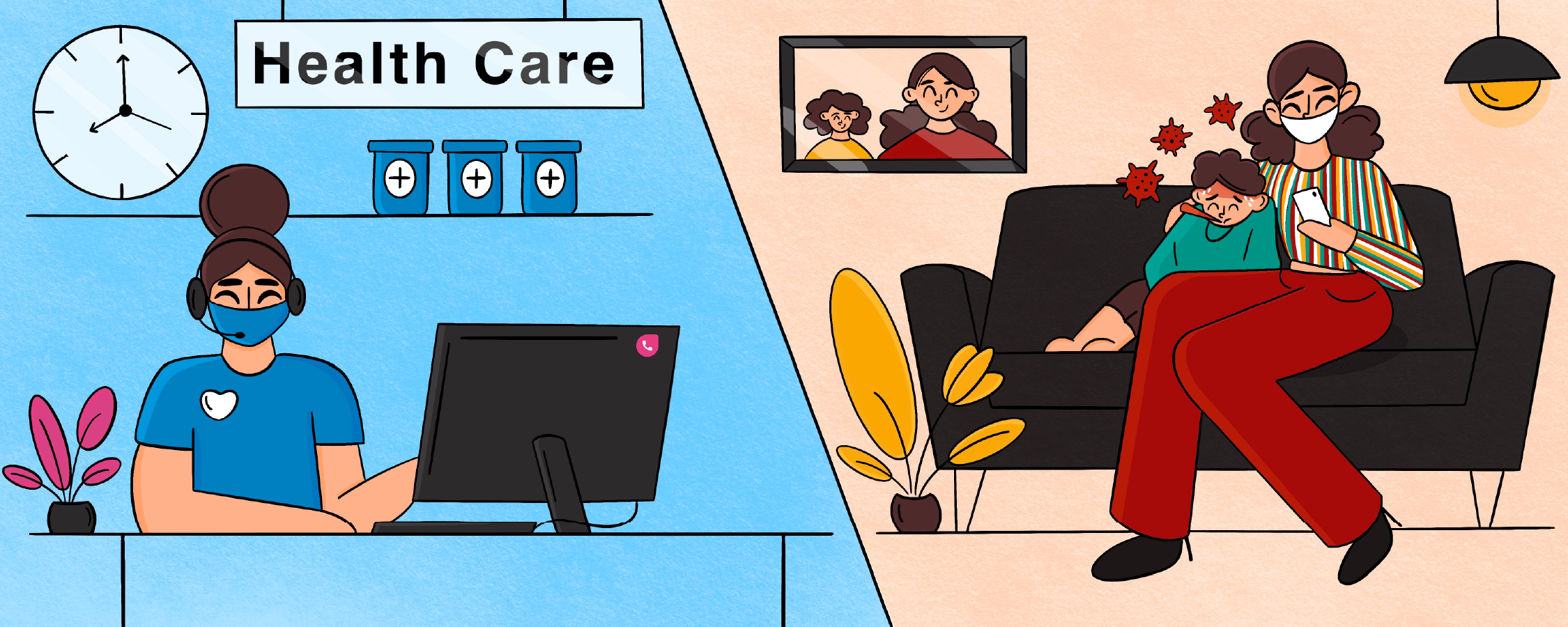 Healthcare phone system - Freshcaller blog banner image