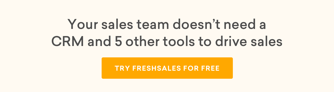 Sign up for Freshsales