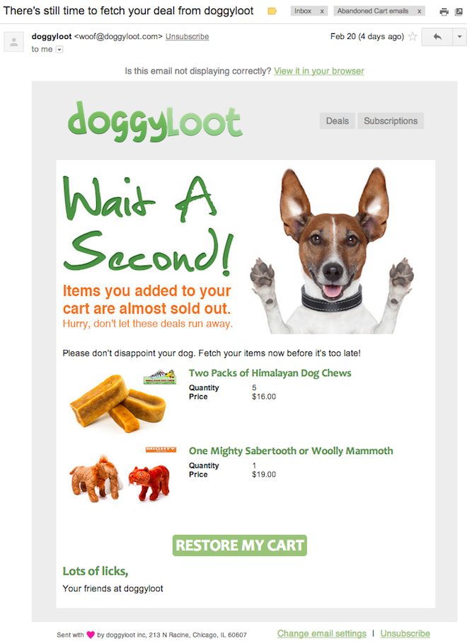 Holiday Ecommerce Cart Abandonment