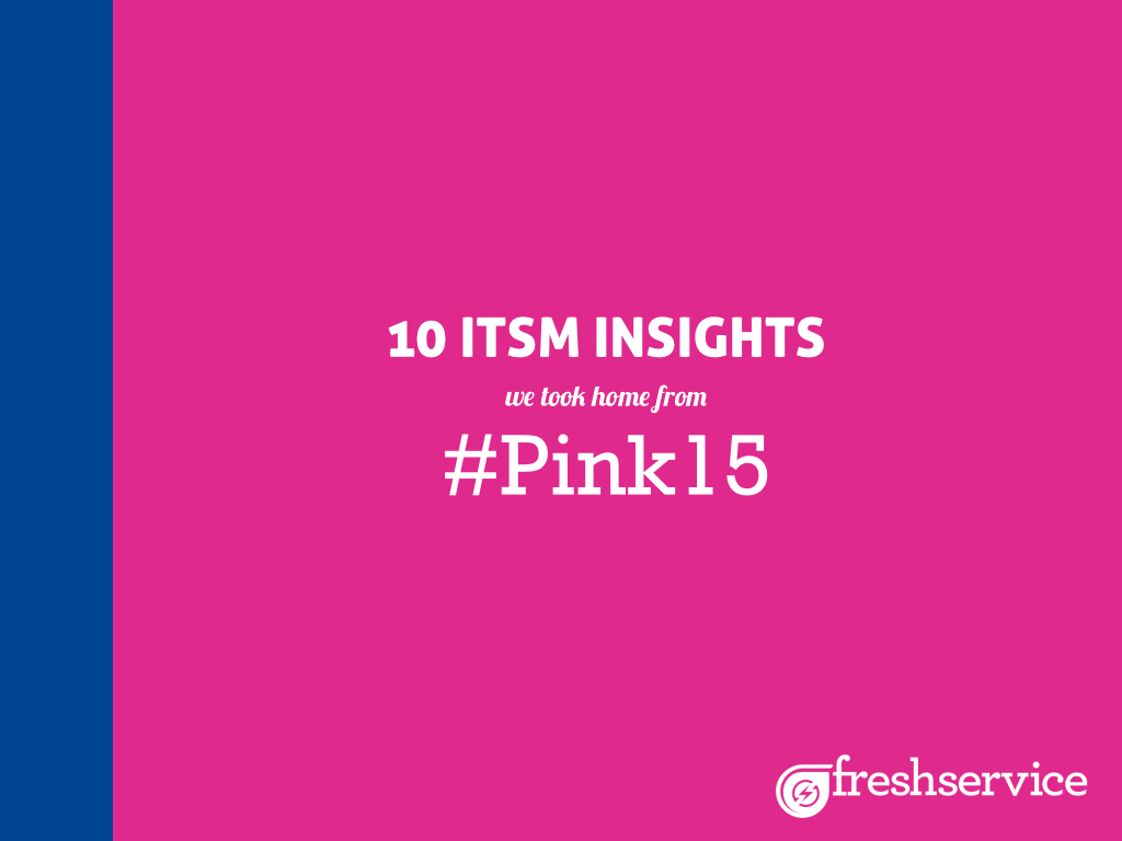 What happens in Vegas doesn't always stay in Vegas! Freshservice Thoughts