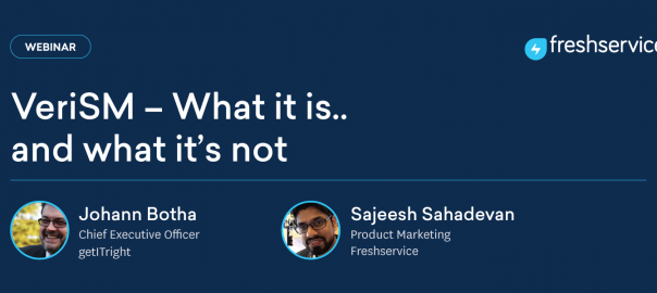 VeriSM Webinar Blog