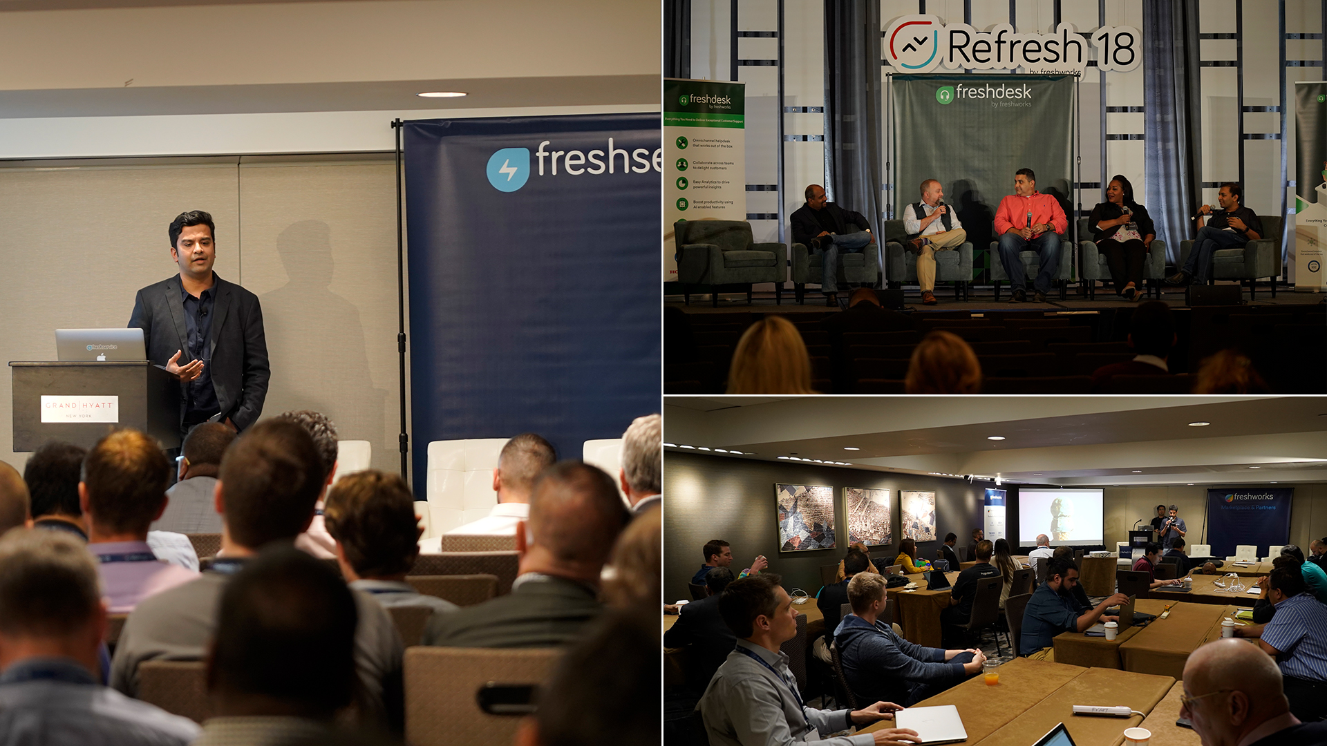 The Freshworks product tracks - at our user conference