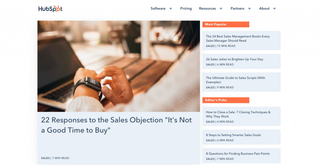 HubSpot-blog-homepage-sales