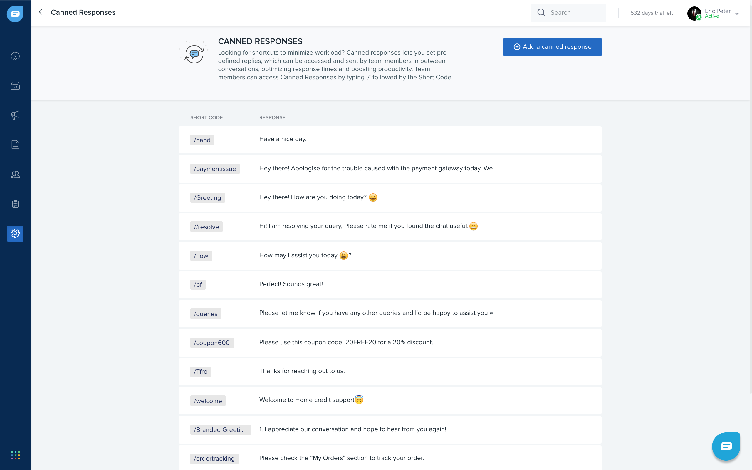 Canned responses cheat sheet for your business Freshchat Blog