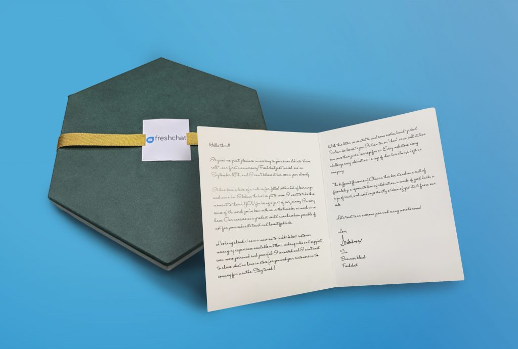 Freshchat's gift to customers