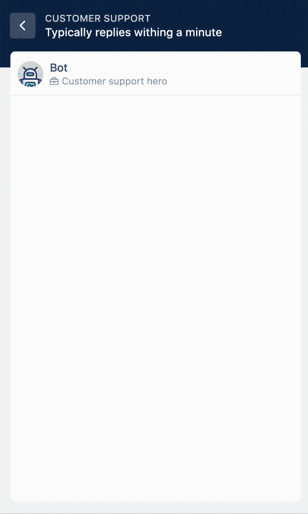 Customer Support bot