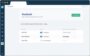 Add multiple Facebook pages - Freshchat Features