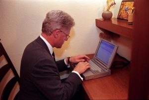 Bill clinton sending an emai